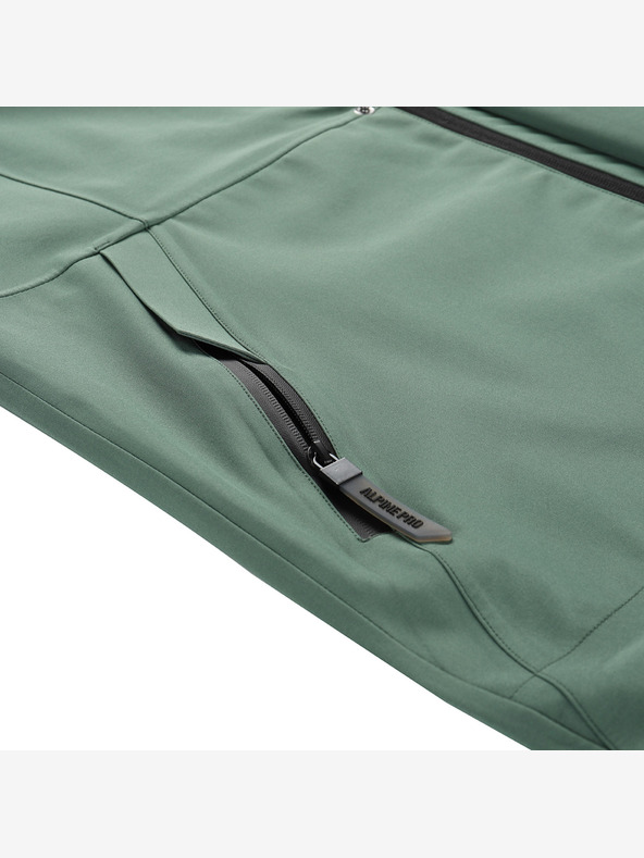 ALPINE PRO Pánsky kabát s ptx membránou ALPINE PRO SETIJ myrtle
