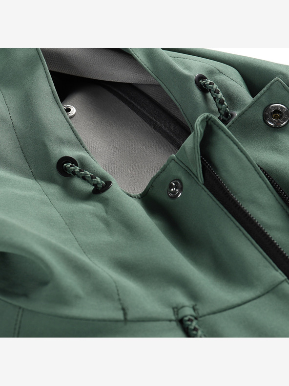 ALPINE PRO Pánsky kabát s ptx membránou ALPINE PRO SETIJ myrtle