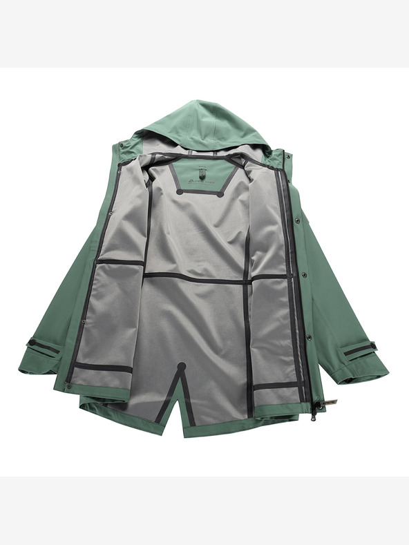ALPINE PRO Pánsky kabát s ptx membránou ALPINE PRO SETIJ myrtle