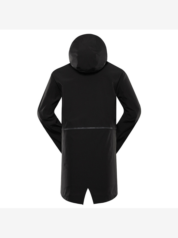 ALPINE PRO Pánsky kabát s ptx membránou ALPINE PRO SETIJ čierny