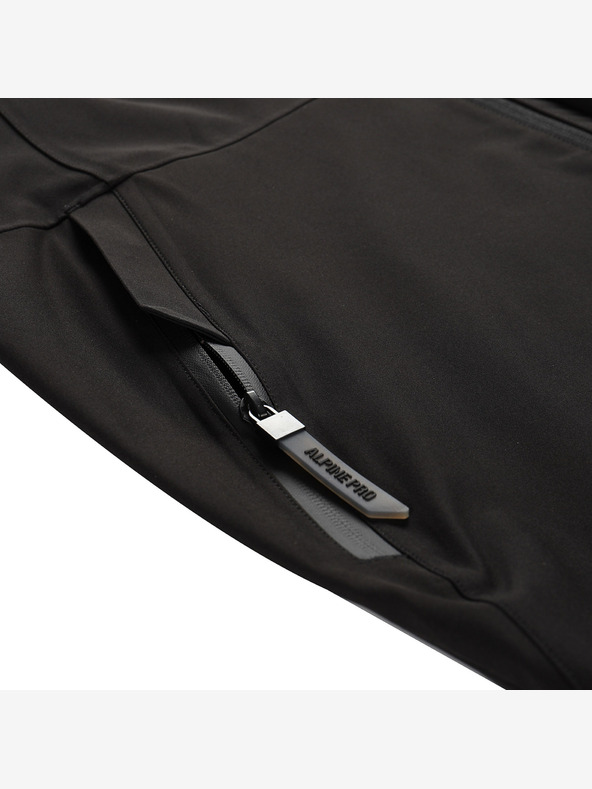 ALPINE PRO Pánsky kabát s ptx membránou ALPINE PRO SETIJ čierny