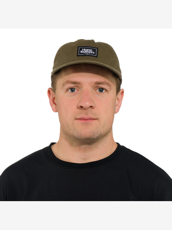 Horsefeathers Čapka Vinny - olivová HORSEFEATHERS