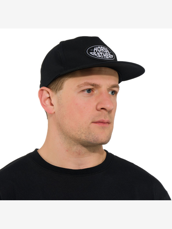 Horsefeathers Čapka Steal - čierna HORSEFEATHERS