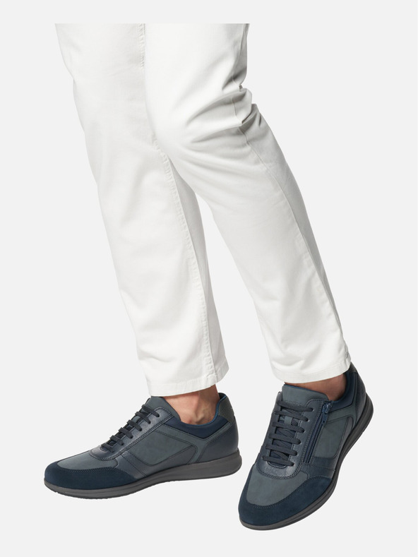 Geox Tmavomodré pánske tenisky Geox Avery