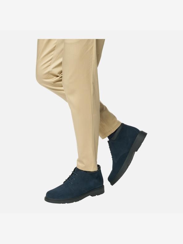 Geox Tmavomodré pánske členkové topánky Geox Spherica EC1 (Duplikát)