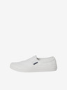 Jack & Jones Biele pánske slip on tenisky Jack & Jones
