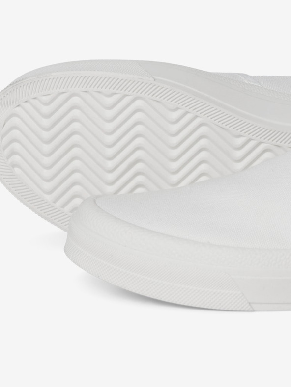 Jack & Jones Biele pánske slip on tenisky Jack & Jones