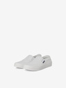 Jack & Jones Biele pánske slip on tenisky Jack & Jones