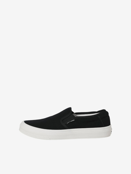 Jack & Jones Čierne pánske slip on tenisky Jack & Jones