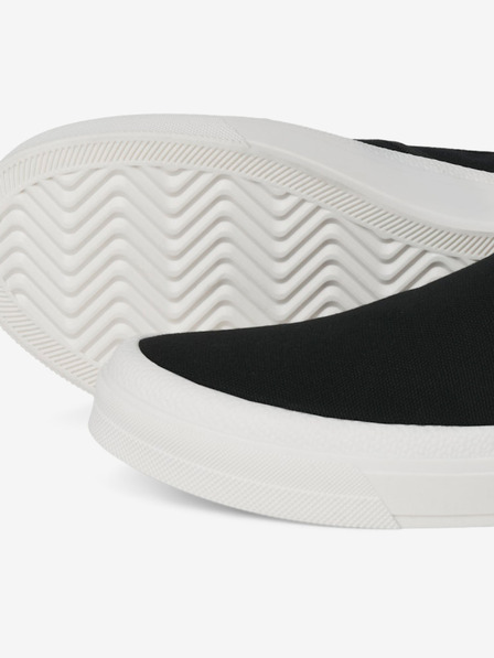 Jack & Jones Čierne pánske slip on tenisky Jack & Jones