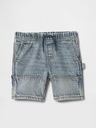 GAP Baby džínsové kraťasy Carpenter UltraSoft GAP
