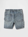 GAP Baby džínsové kraťasy Carpenter UltraSoft GAP