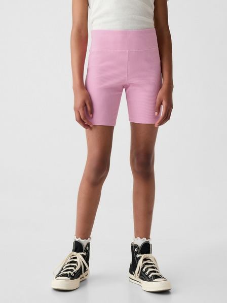 GAP Detské rebrované biker shorts GAP