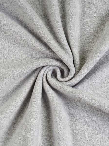 Kvalitex Froté prestieradlo dvojité 180x200cm svetlo sivé