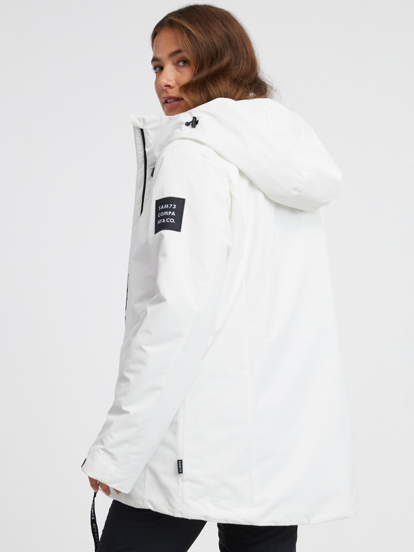 Sam 73 Biela dámska bunda SAM 73 Bellatrix