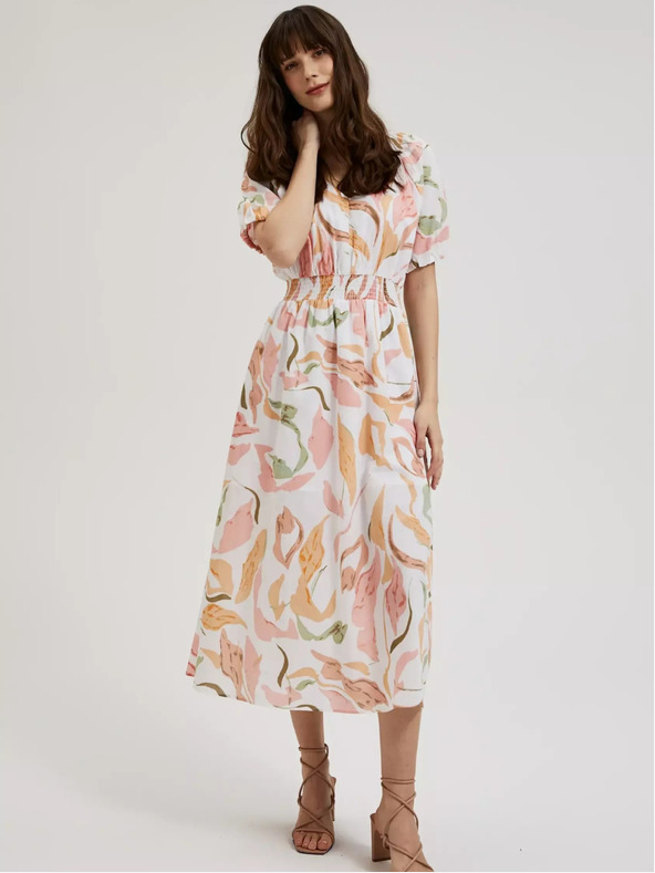 Moodo Dámske šaty kvetované MOODO