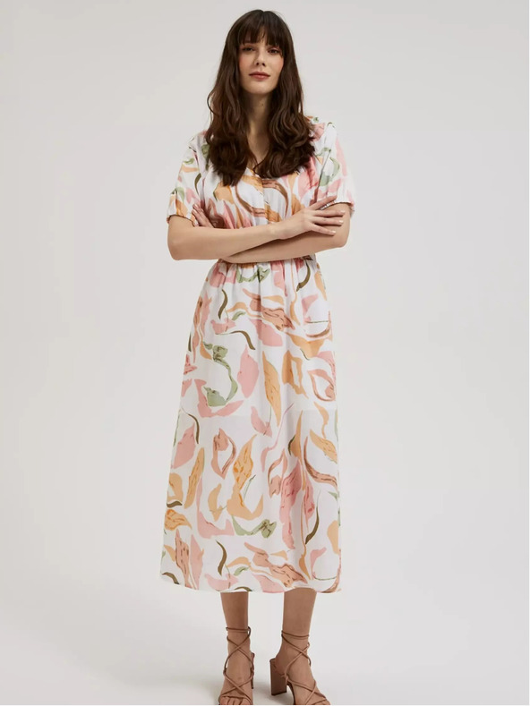 Moodo Dámske šaty kvetované MOODO