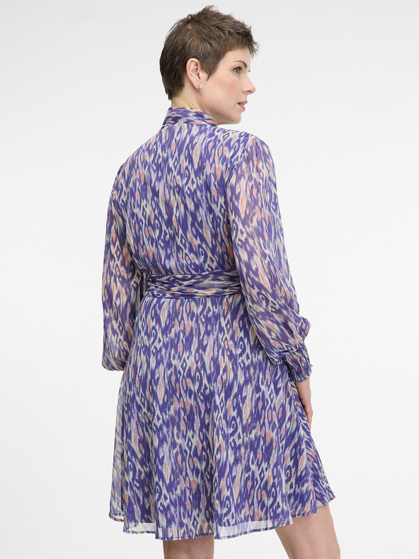 Orsay Fialové dámske šaty ku kolenám ORSAY