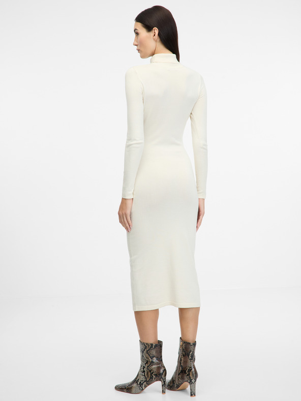 Orsay Krémové dámske šaty ORSAY