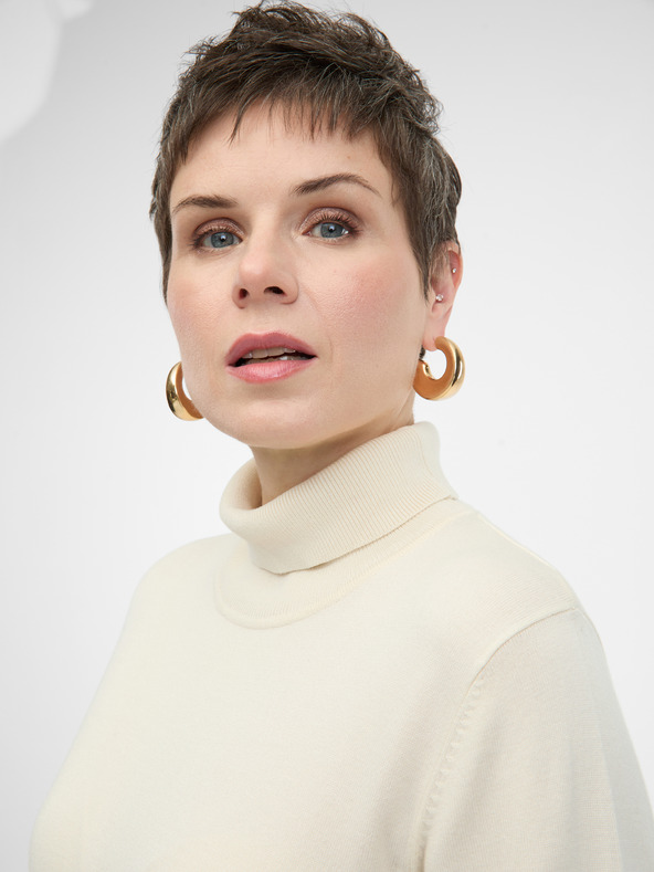 Orsay Krémové dámske šaty ORSAY