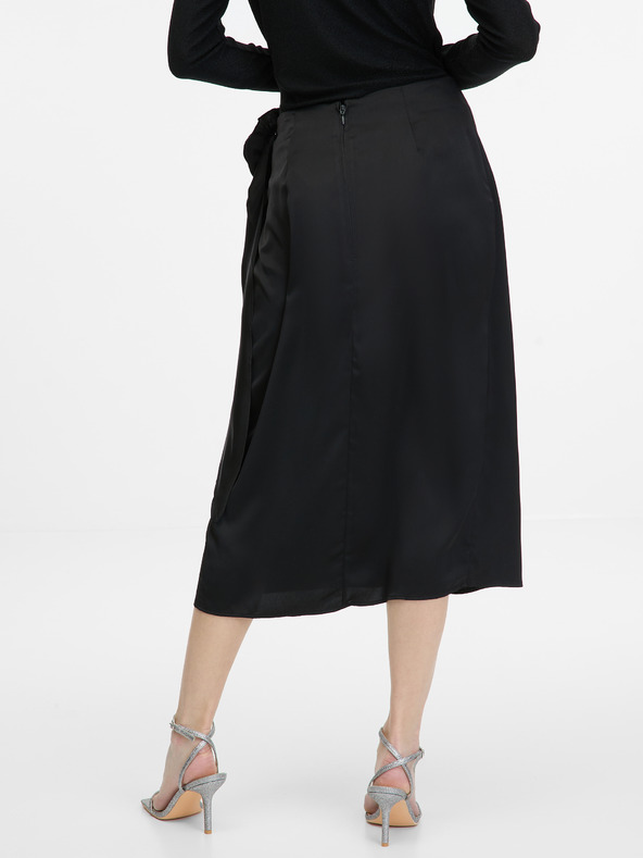 Orsay Čierna dámska midi sukňa ORSAY