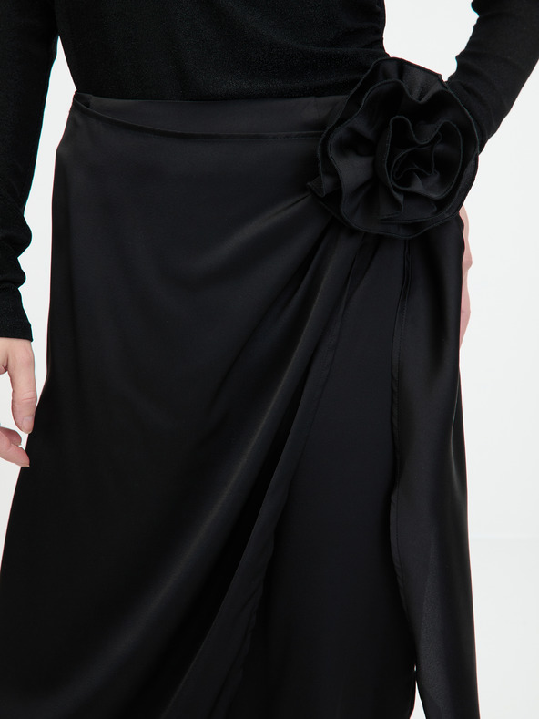 Orsay Čierna dámska midi sukňa ORSAY