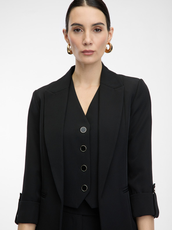 Orsay Čierne dámske sako ORSAY
