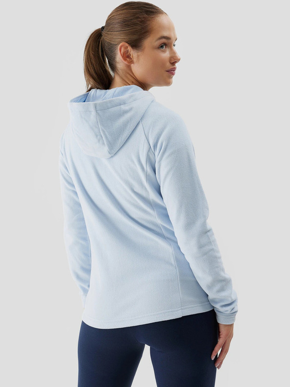 4F 4F Dámska bežná flísová mikina s kapucňou na zips