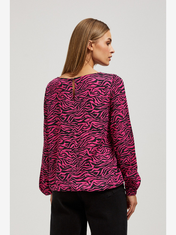 Moodo Ružová dámska blúzka MOODO