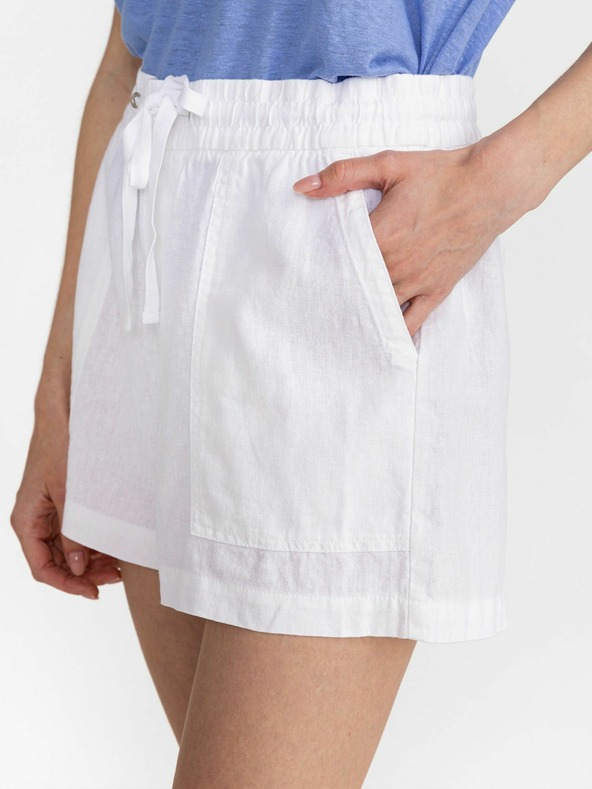 GAP Ľanové kraťasy s pružným pásom Utility GAP