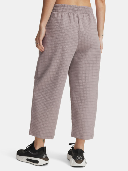 Under Armour Dámske športové nohavice Under Armour Unstoppable Flc Grid Crop-GRY