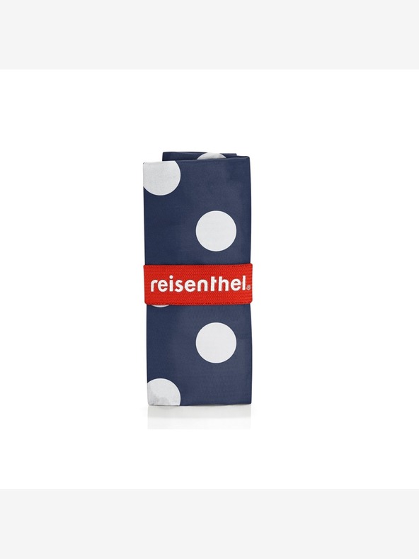 Reisenthel Nákupní taška Mini Maxi Shopper tmavě modrá s tečkami Taška
