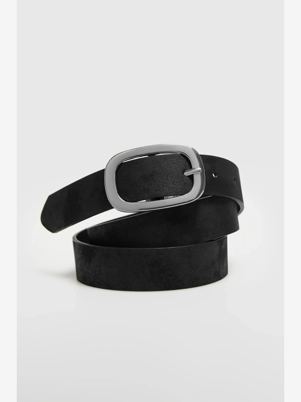 Moodo Čierny dámsky opasok Moodo