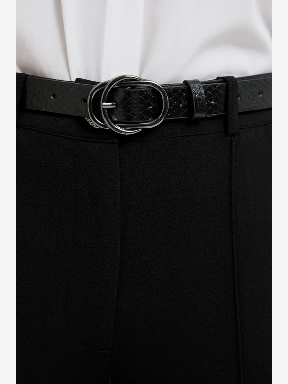 Moodo Čierny dámsky opasok Moodo