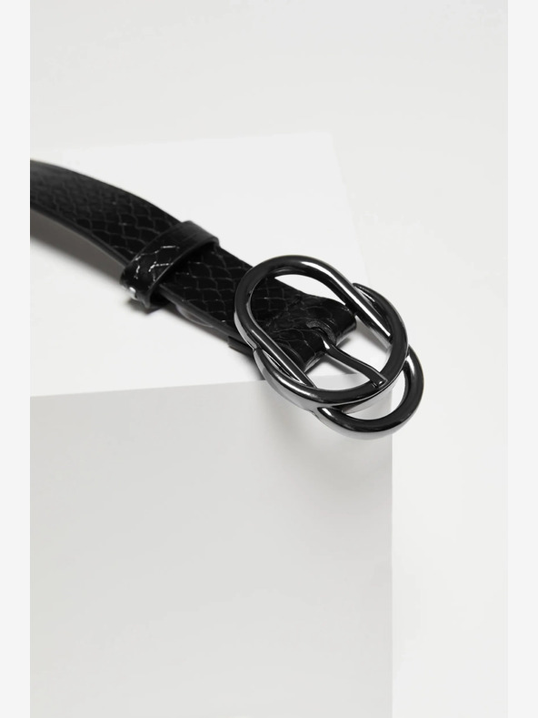 Moodo Čierny dámsky opasok Moodo