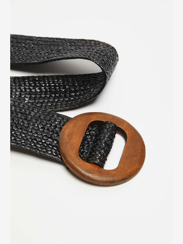 Moodo Čierny dámsky opasok Moodo