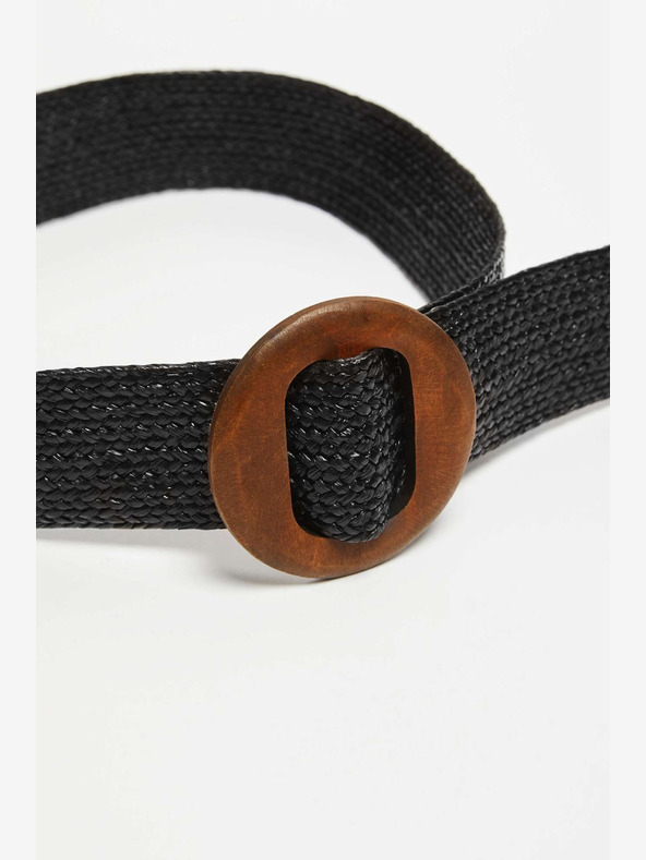 Moodo Čierny dámsky opasok Moodo