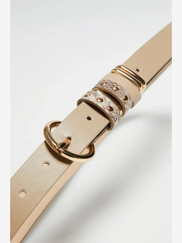 Moodo Béžový dámsky opasok Moodo