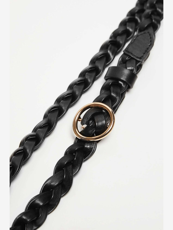 Moodo Čierny dámsky opasok Moodo