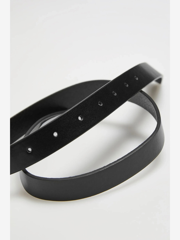 Moodo Čierny dámsky opasok Moodo