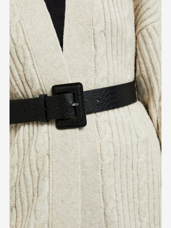 Moodo Čierny dámsky opasok Moodo