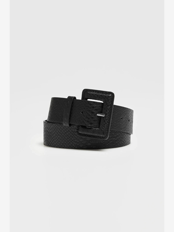 Moodo Čierny dámsky opasok Moodo