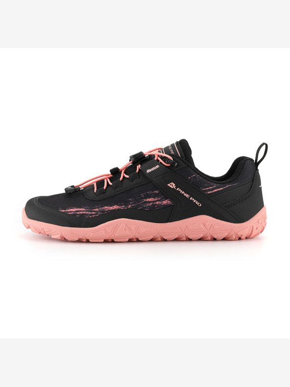 ALPINE PRO Outdoorová barefoot obuv ALPINE PRO BRUHE pink and black