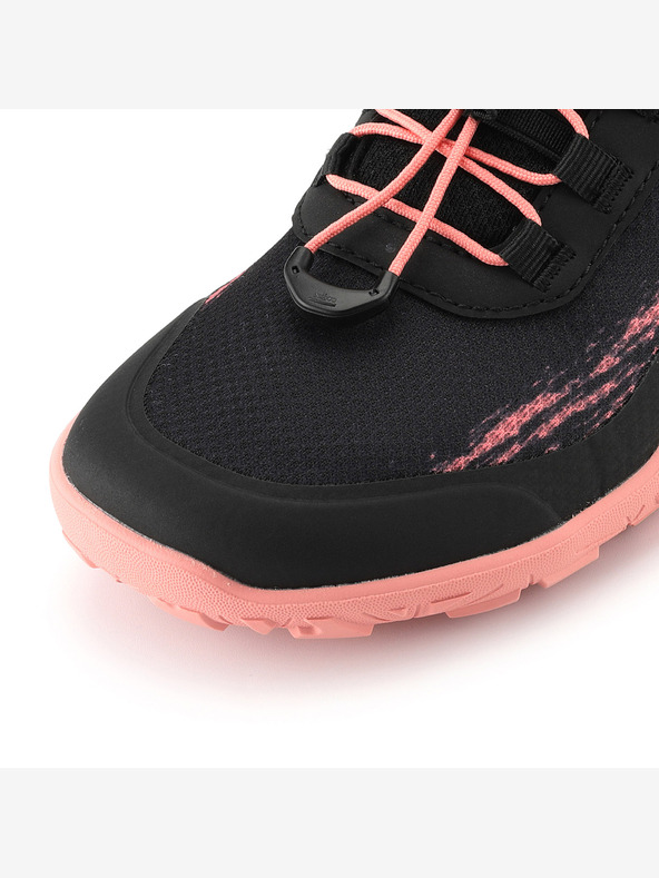 ALPINE PRO Outdoorová barefoot obuv ALPINE PRO BRUHE pink and black