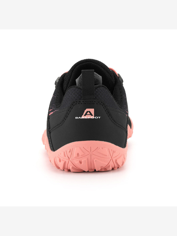 ALPINE PRO Outdoorová barefoot obuv ALPINE PRO BRUHE pink and black