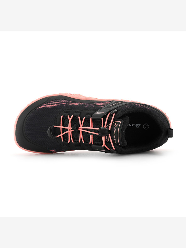 ALPINE PRO Outdoorová barefoot obuv ALPINE PRO BRUHE pink and black