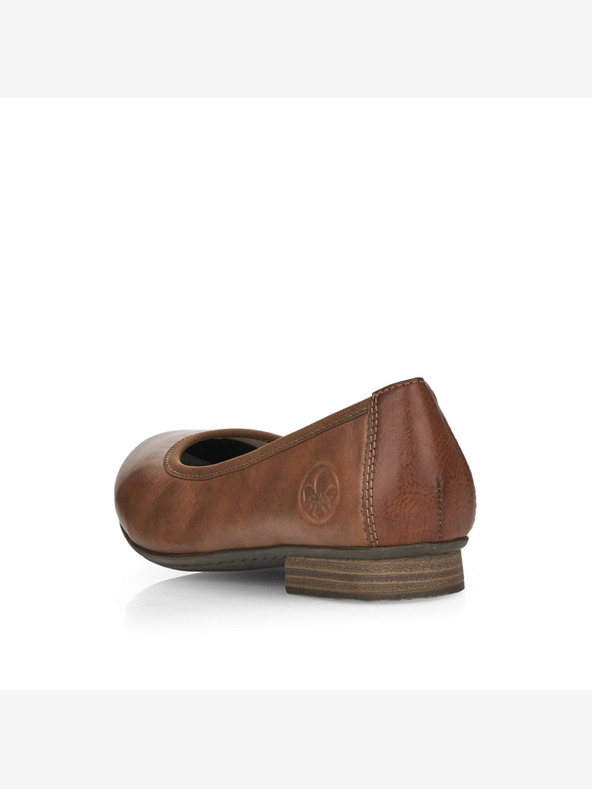 Rieker Hnedé dámske baleríny Rieker