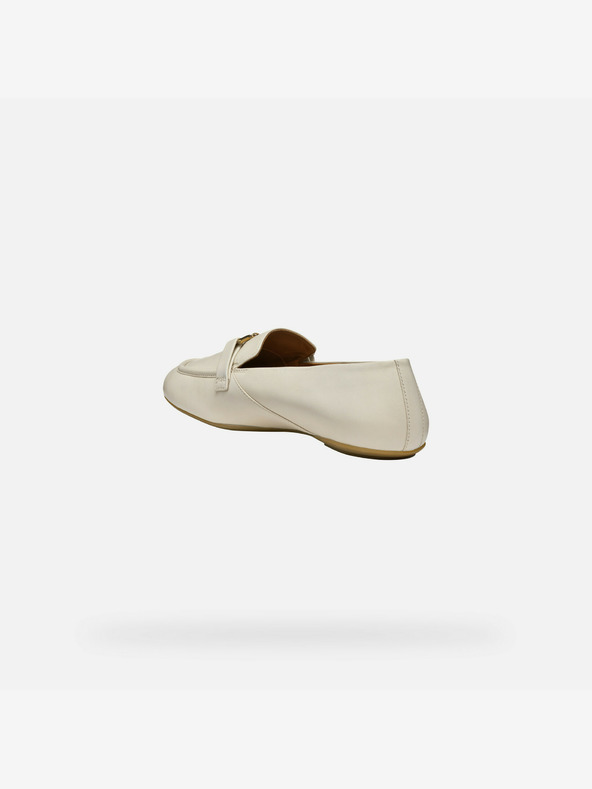 Geox Krémové dámske mokasíny Geox Palmaria