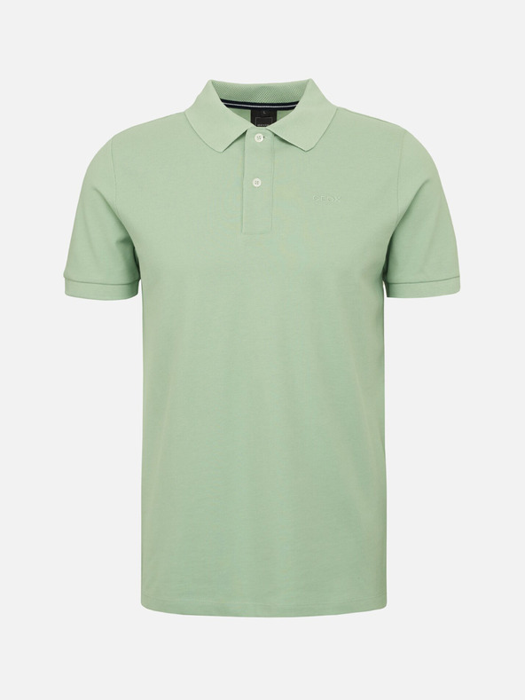 Geox Svetlozelené pánske polotričko Geox