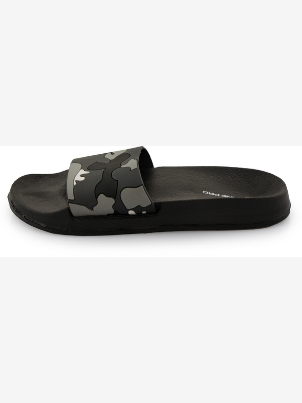 ALPINE PRO Pánske letné papuče ALPINE PRO HENER čierne